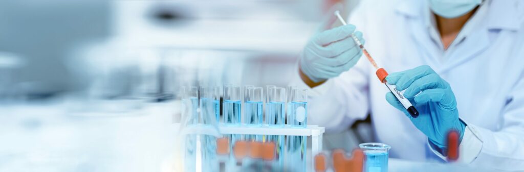Chemists test and develop blood compatibility in humans medical
