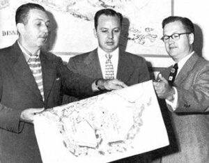 Disneyland plans with Walt Disney and others