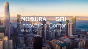 Nomura- SRI Innovation Cetner on Tokyo skyline