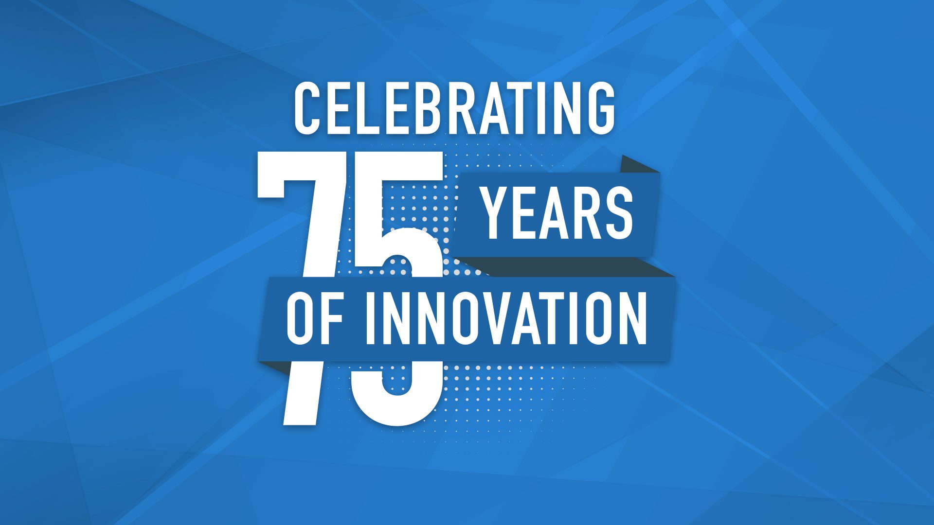 SRI Celebrating 75 years of innovation banner