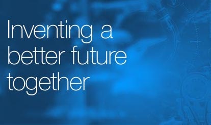 Inventing a better future together banner