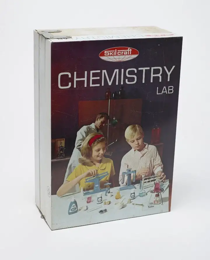 60s-Chemistry-lab-set-for-kids titled "Chemistry Lab"