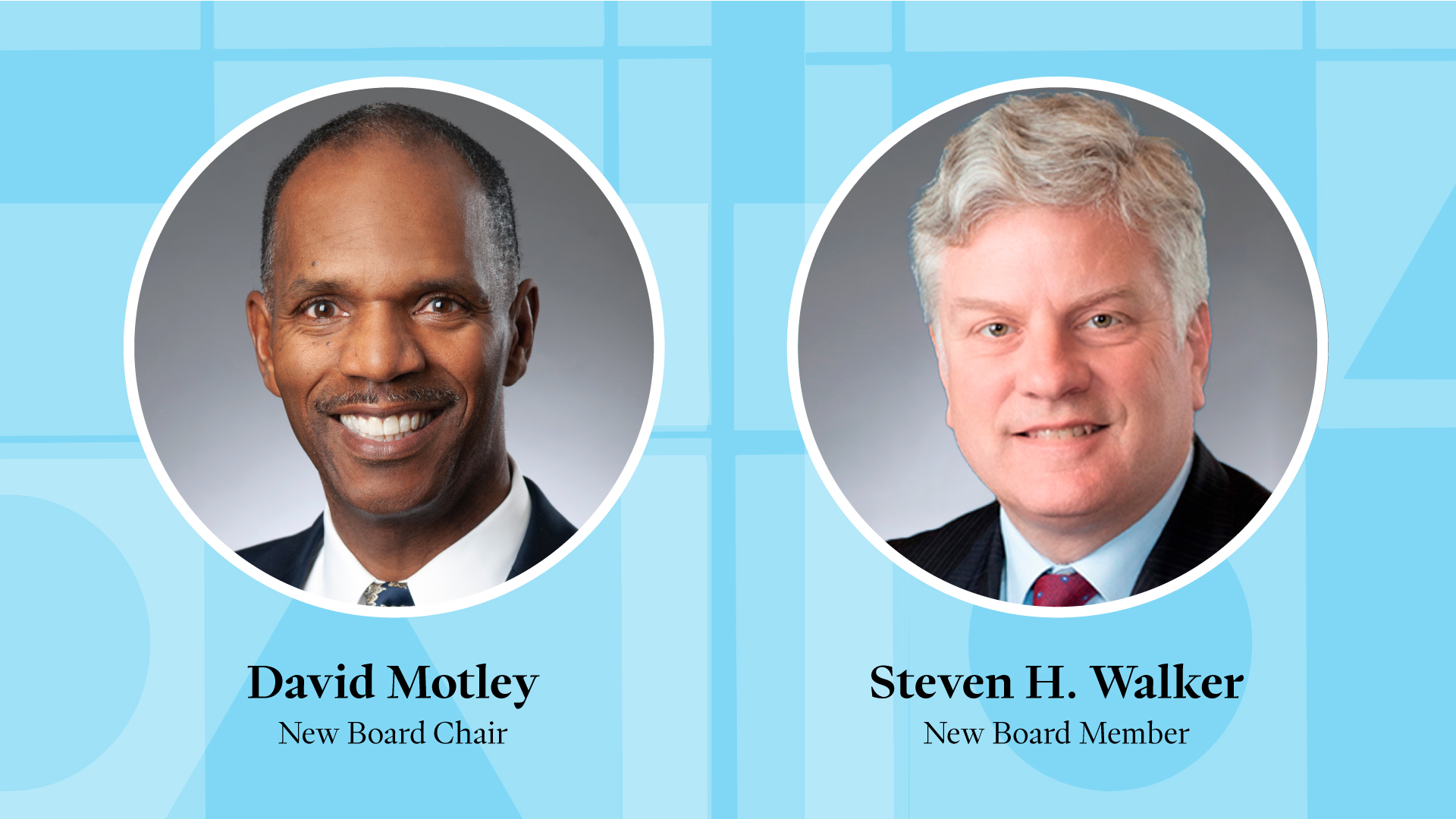 SRI announces a new board chair and a new member