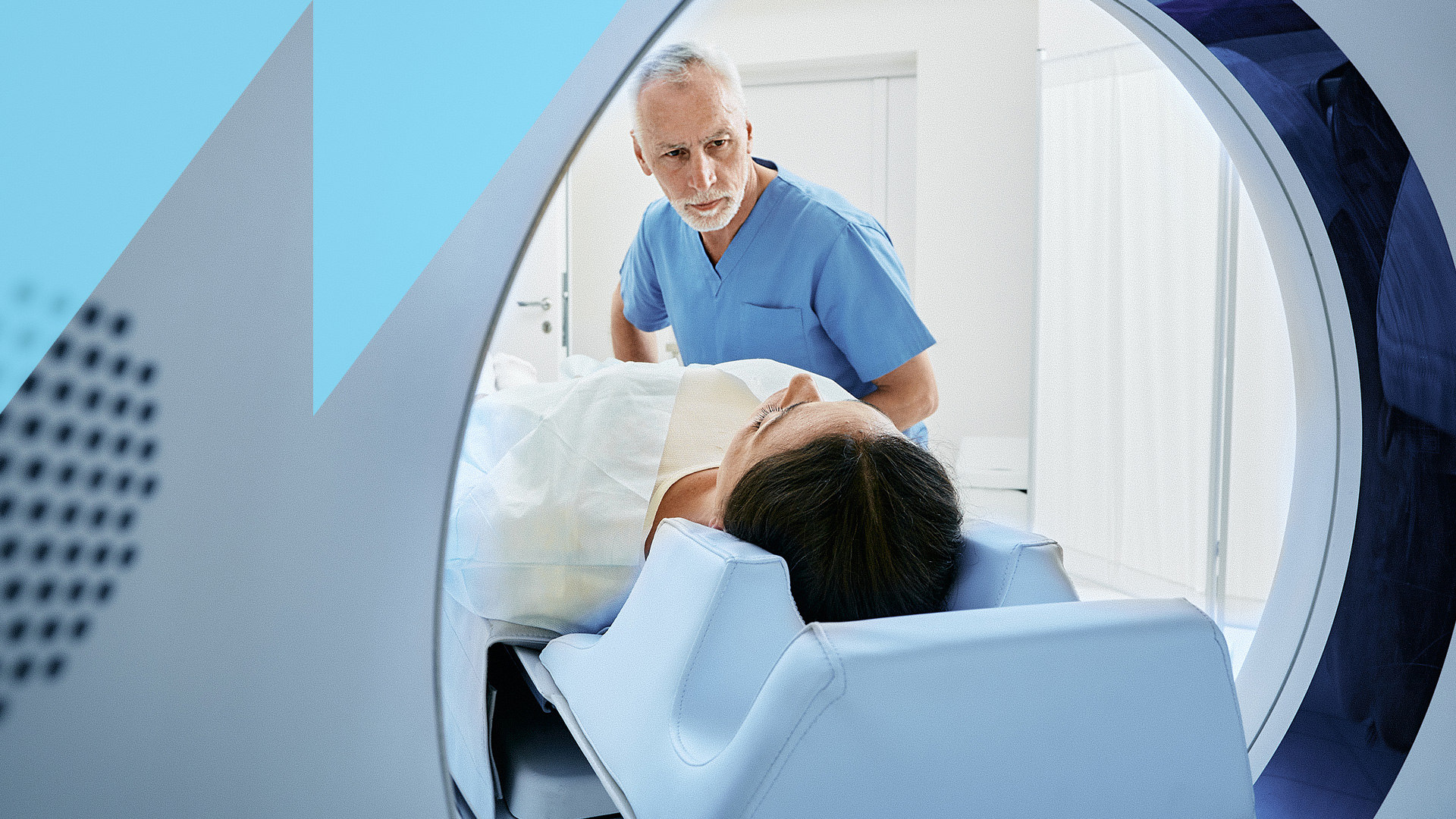 Patient going into a MRI
