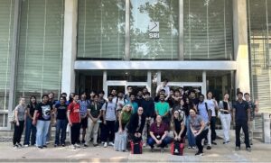 Rutgers students take an insider tour of SRI’s Princeton campus